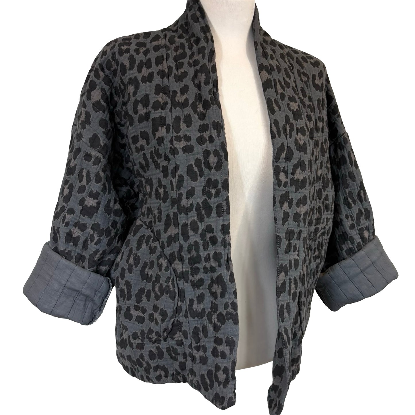Caprice Leopard Kimono Jacket