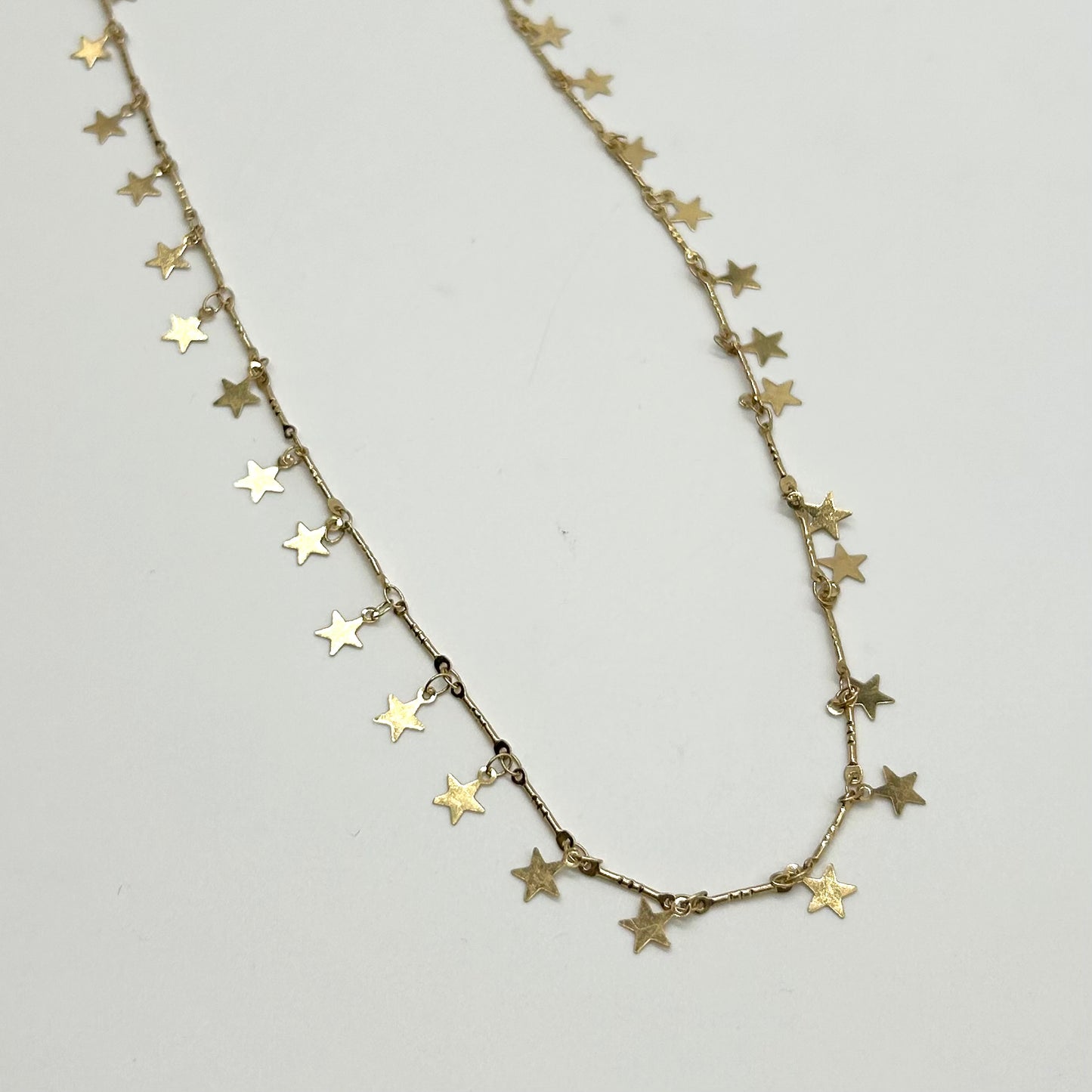 Multiple Star Long Necklace
