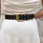 Multi Studded Gold Buckle Belt