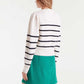 Compania Fantastica Blanca Stripe Cardigan