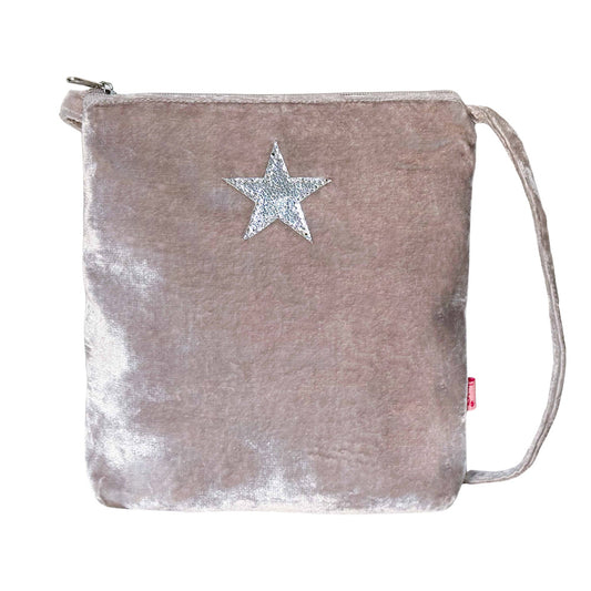 Star Velvet Crossbody Purse
