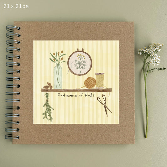 Square Scrapbook - Great Memories And Friends