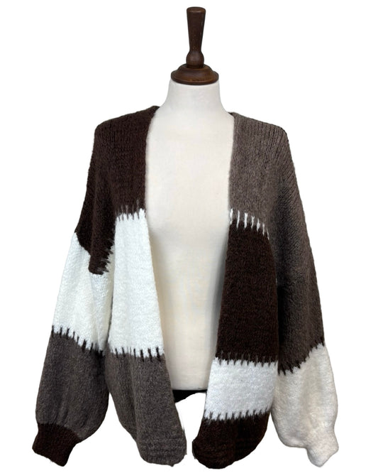Lottie Patch Edge To Edge Cardigan