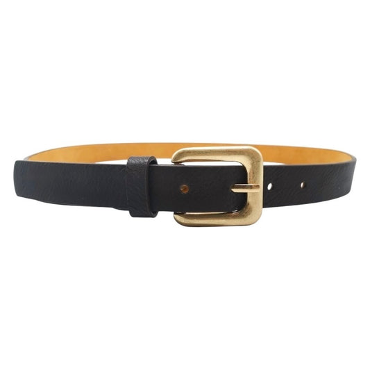 Skinny Gold Buckle Belt