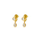 Talis Chains CZ One Drop Huggies