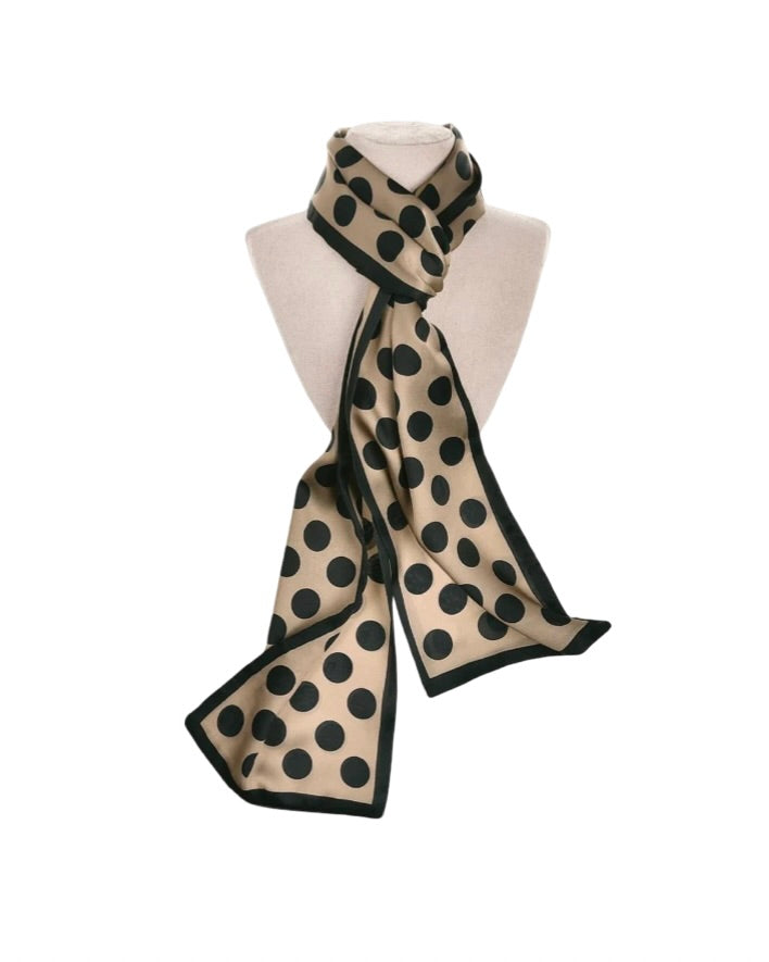 Satin Spot Scarf