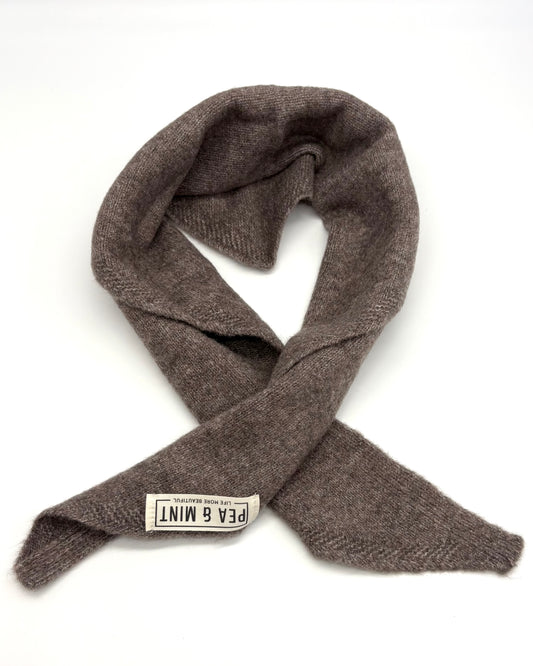 Wool Mix Triangle Scarf