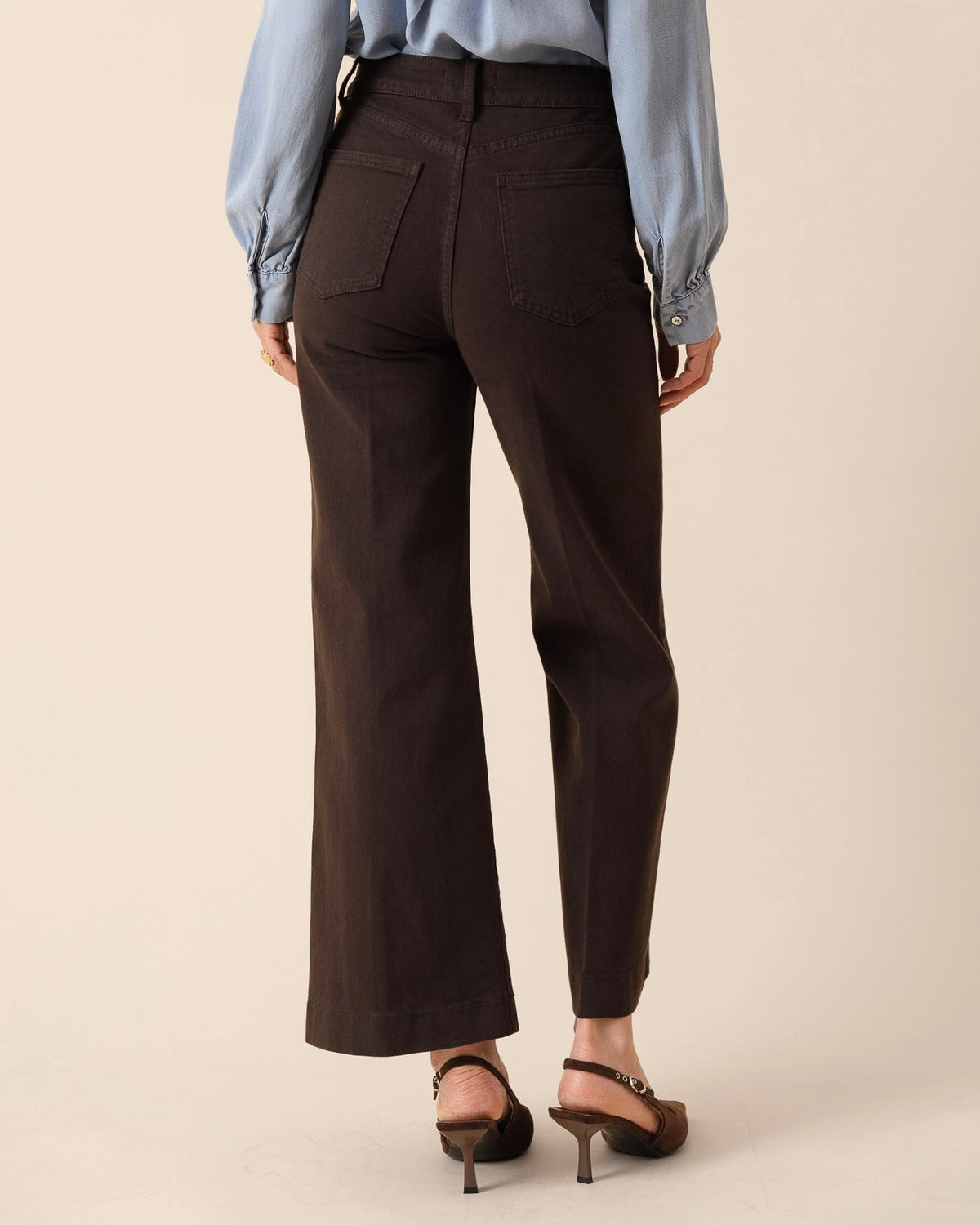 Francine Cropped Wide Leg Jeans