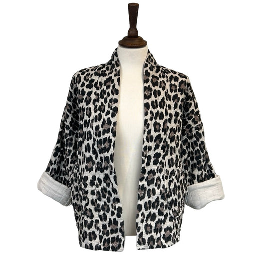 Caprice Leopard Kimono Jacket