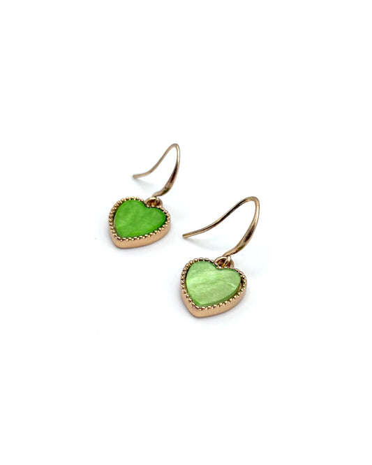 Heart Drop Earrings