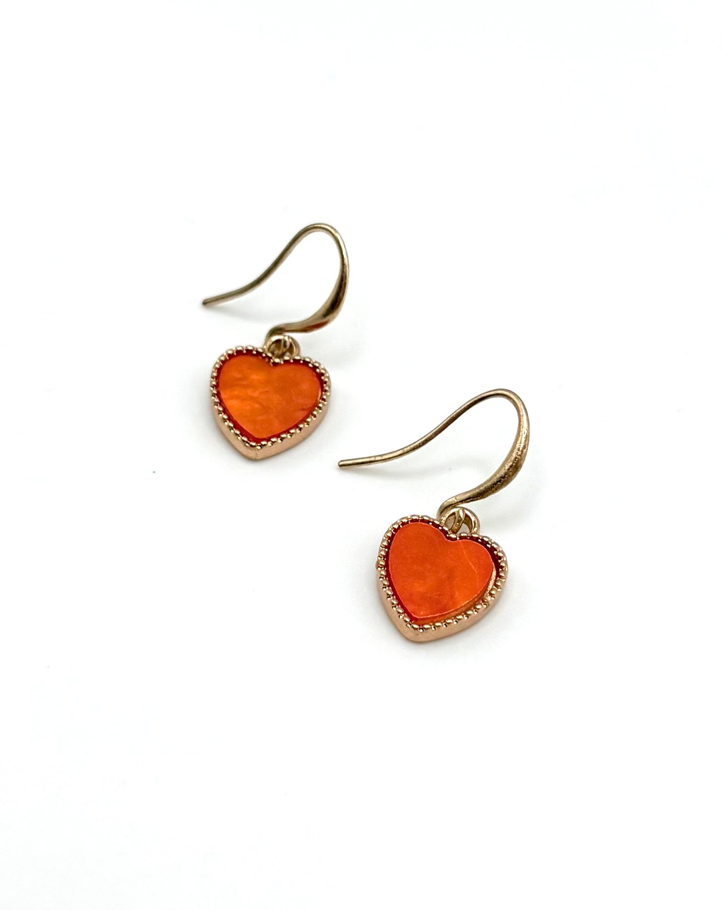 Heart Drop Earrings