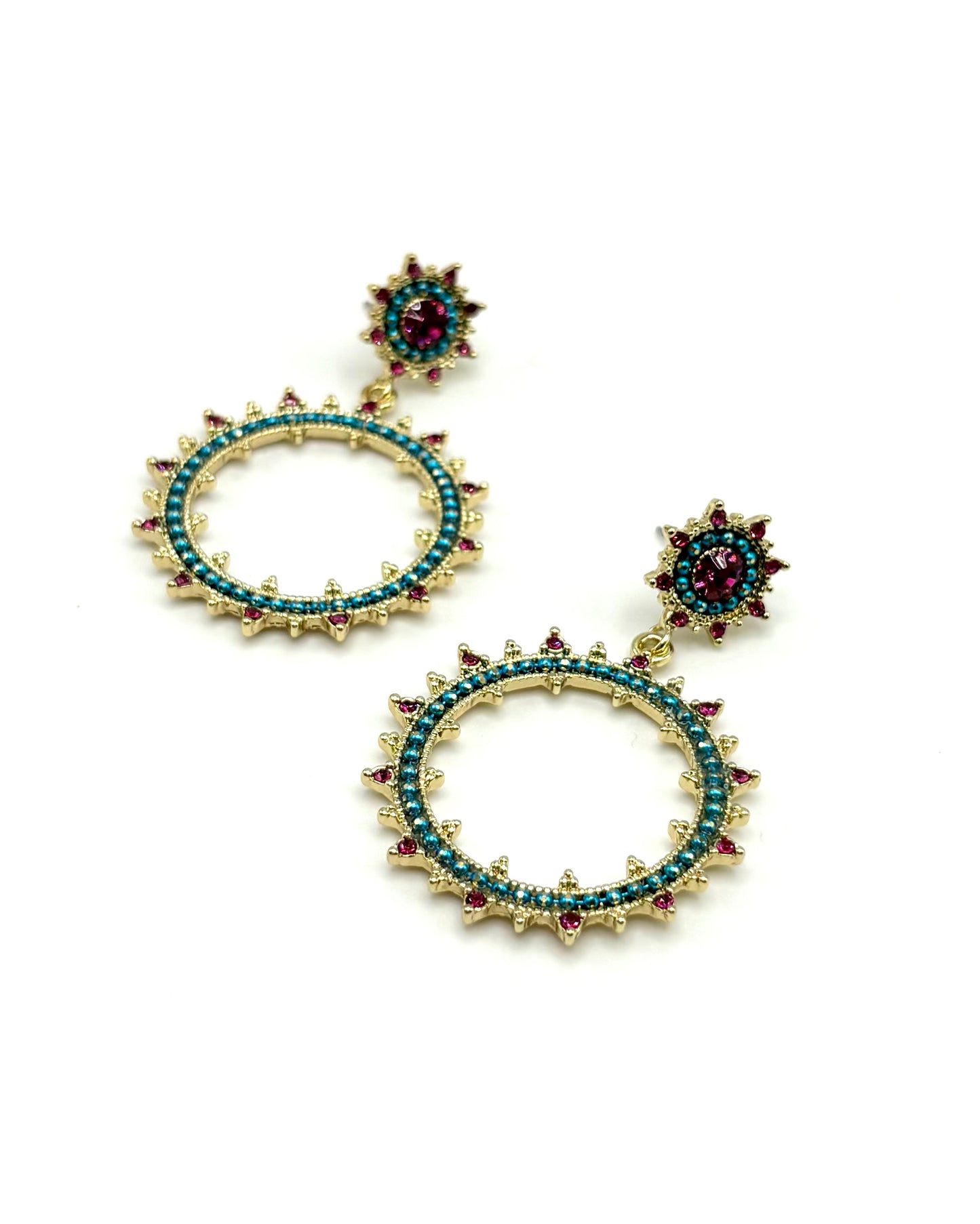 Mermaid Wheel Earrings