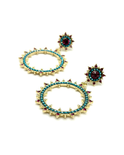 Mermaid Wheel Earrings