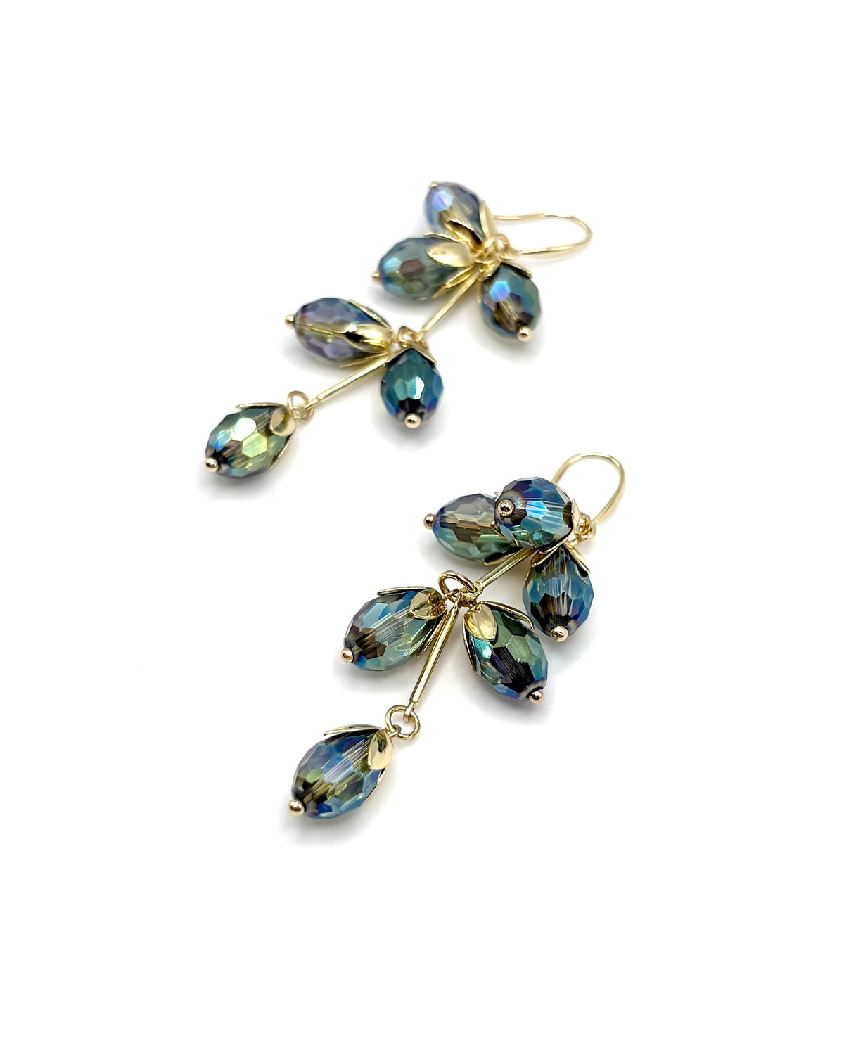 Cluster Drop Earrings