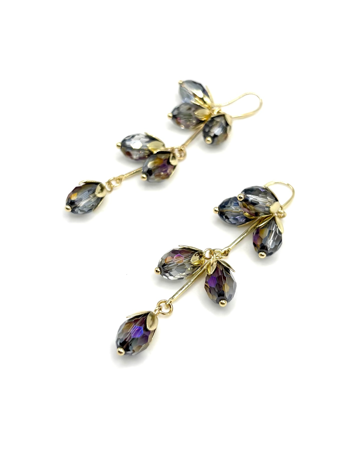 Cluster Drop Earrings