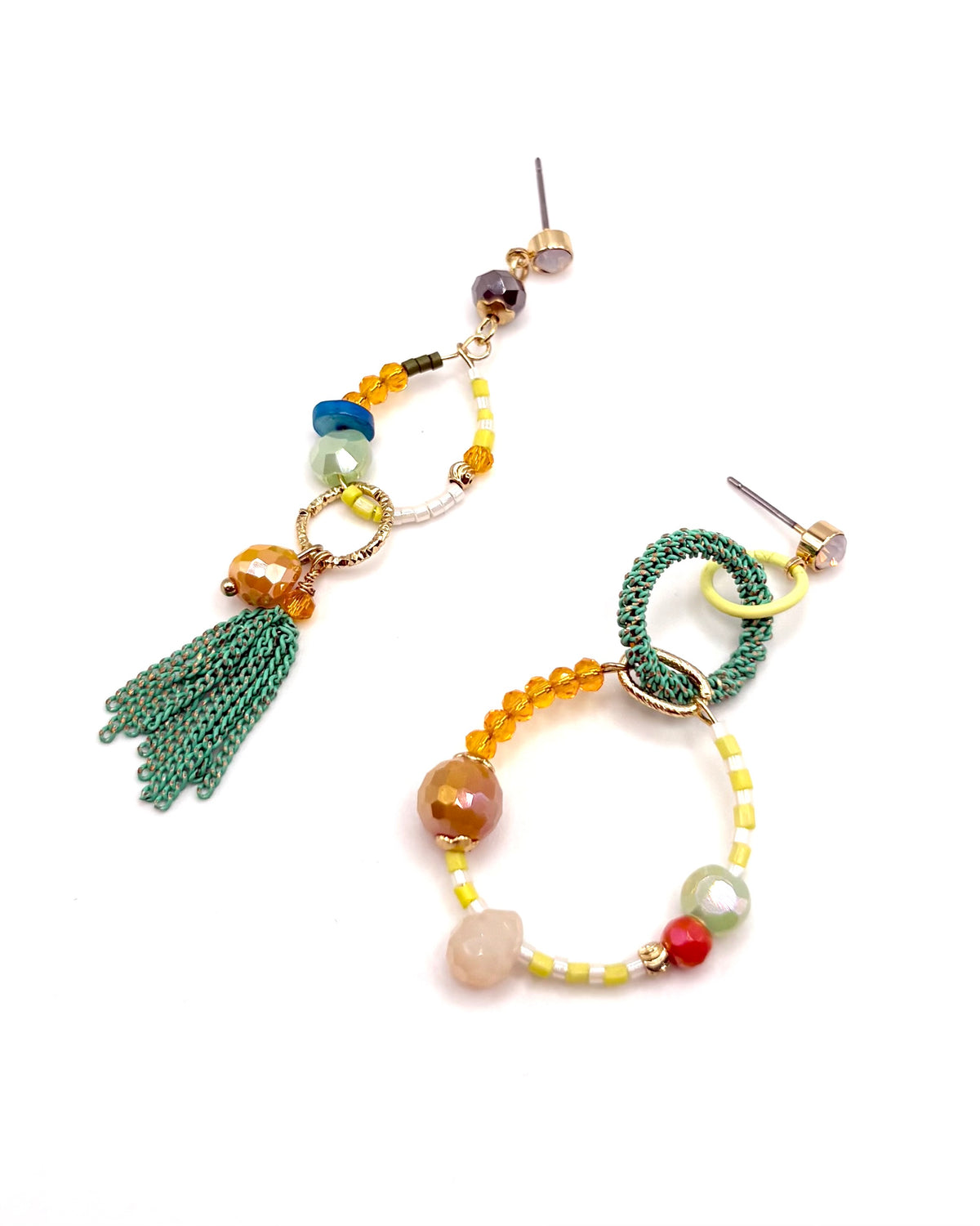 Miss Match Drop Earrings