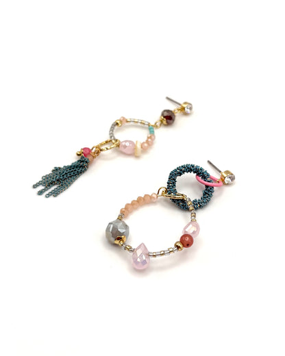 Miss Match Drop Earrings
