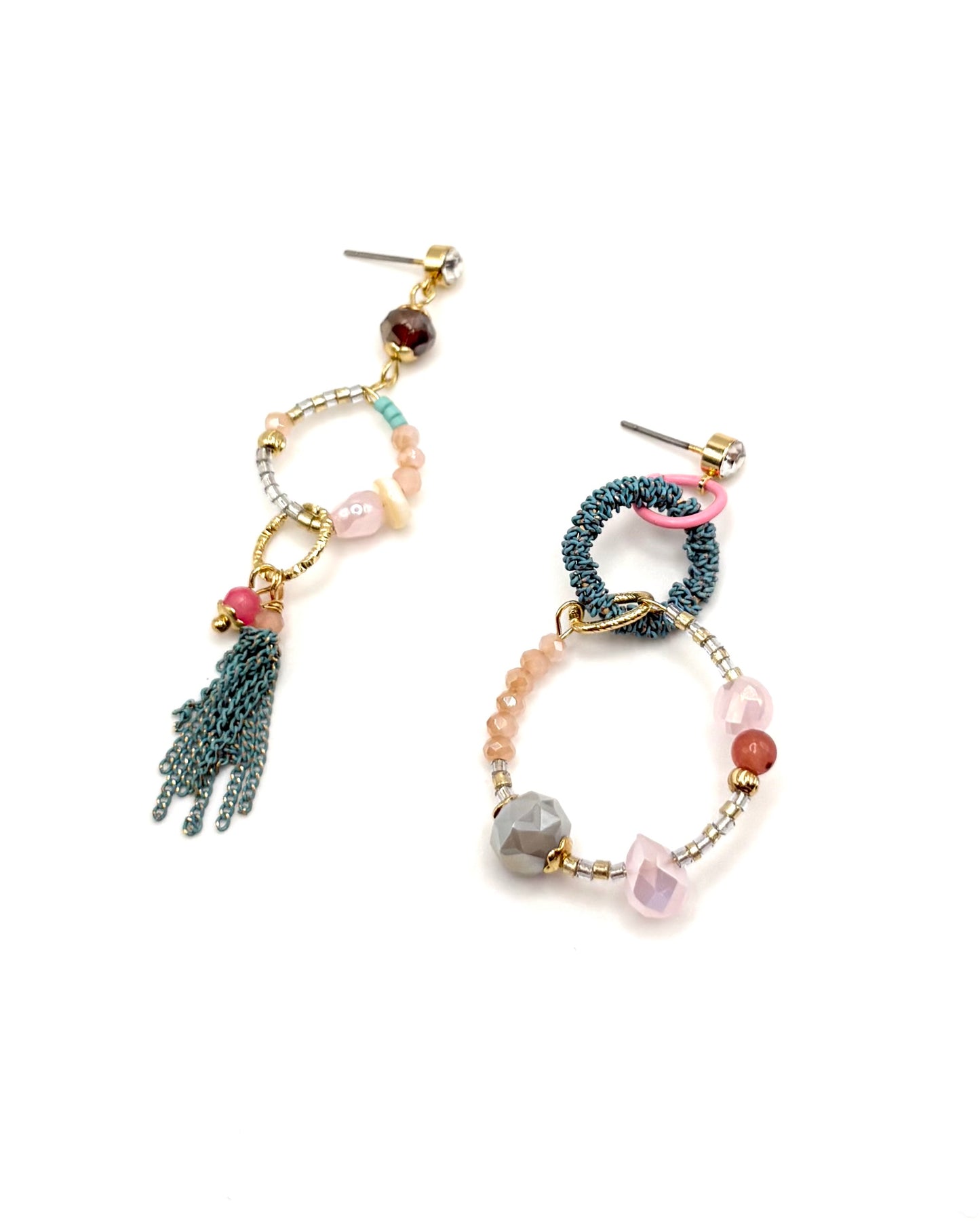 Miss Match Drop Earrings