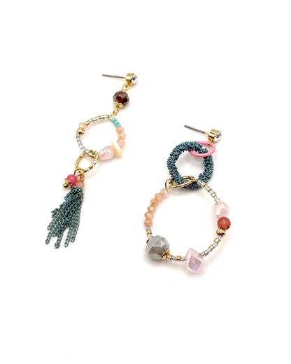 Miss Match Drop Earrings