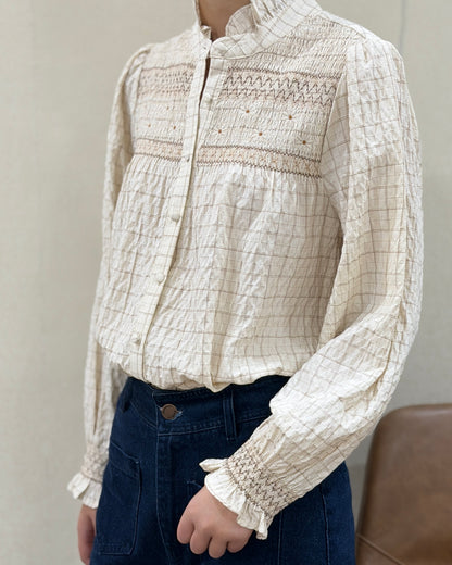 Harriett Embroidered Style Blouse