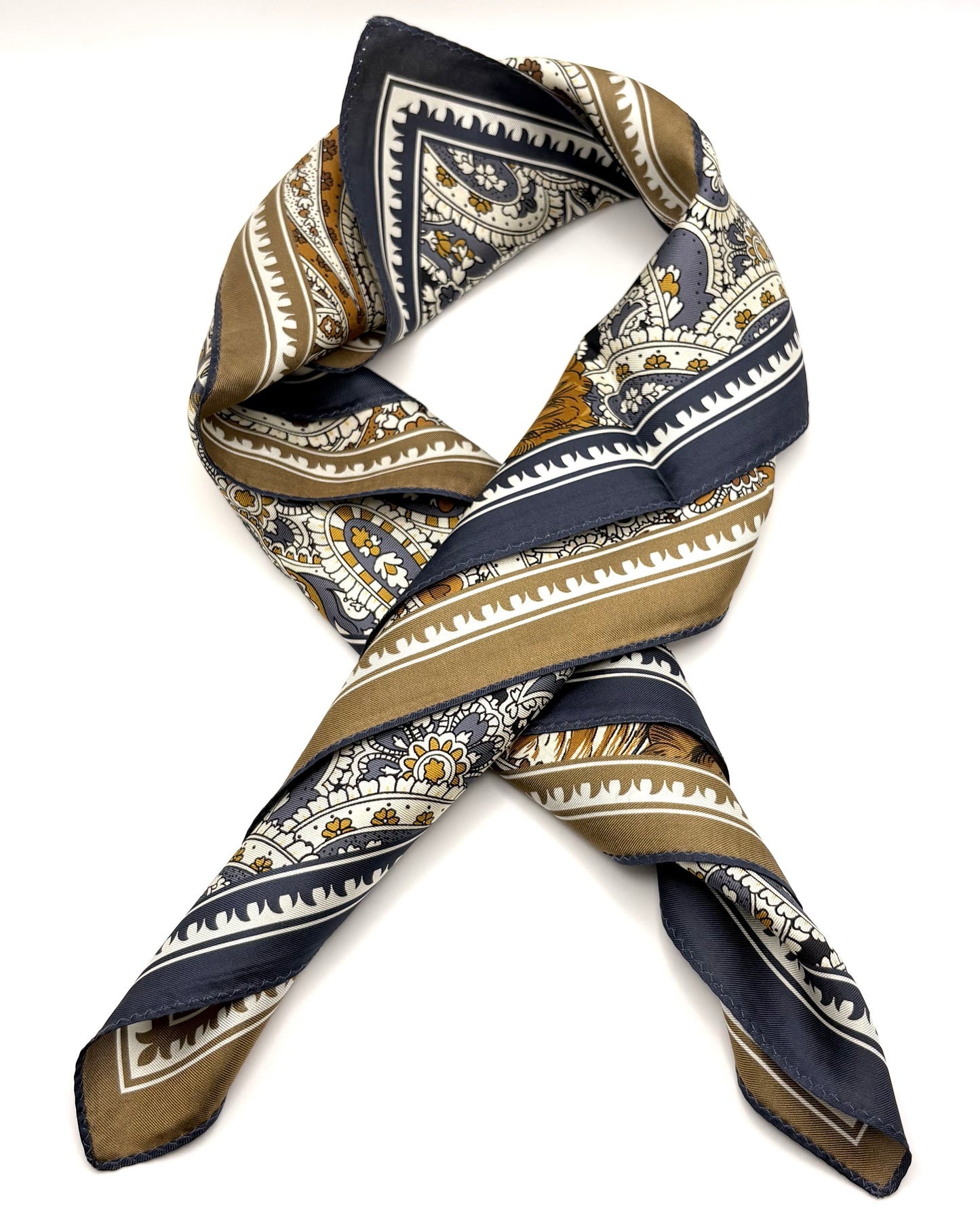 100% Silk Scarf - Large Double Sided