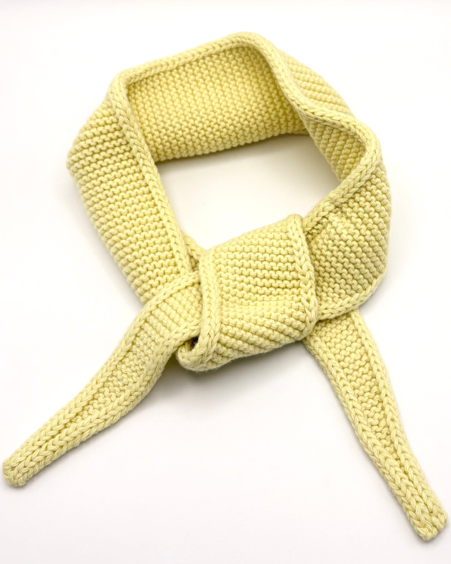 Wool Cashmere Mix Neck Scarf