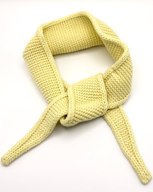 Wool Cashmere Mix Neck Scarf