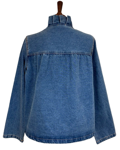 Kimberly Frill Collar Denim Jacket