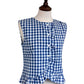 Juliana Gingham Frill Top