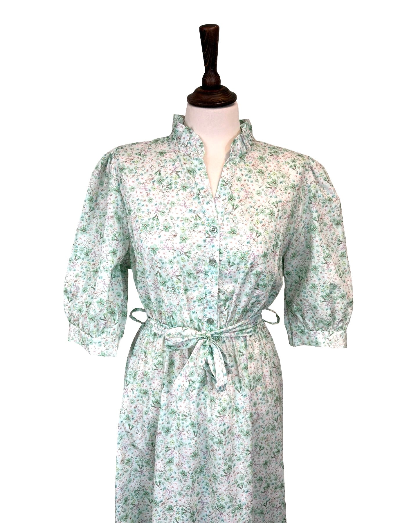 Greta Tie Waist Floral Dress
