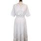 Carolyn White Embroidered Dress
