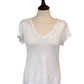 Cassandra Linen V Neck Top