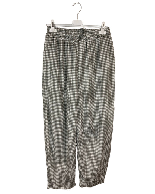 Jane Tapered Gingham Trousers