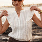 Aria Cap Sleeve Blouse