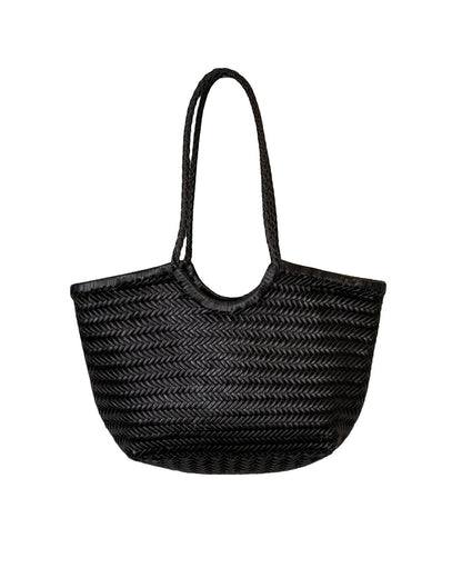 Woven Leather Handbag