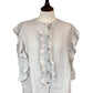 Melanie Frill Front Blouse