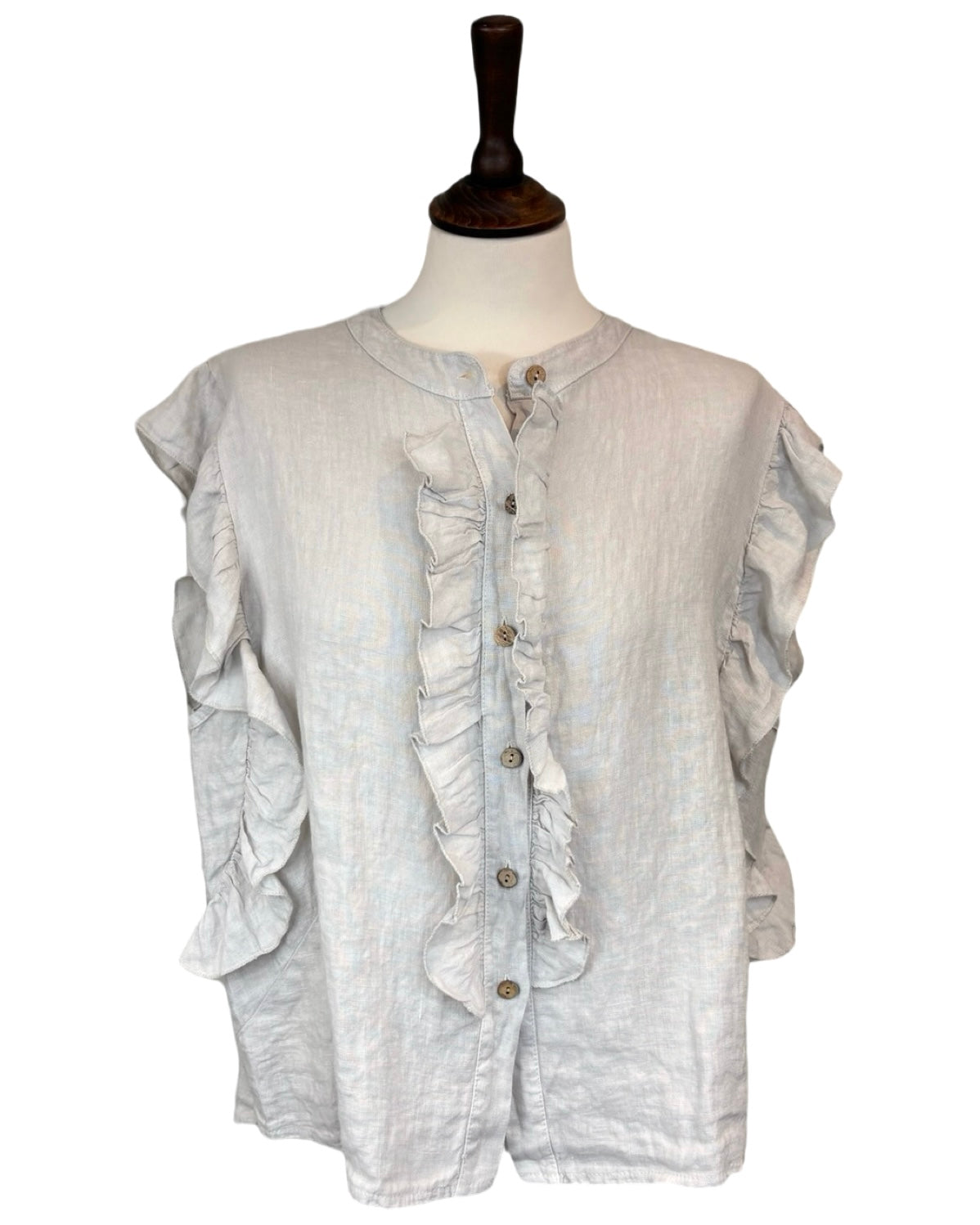 Melanie Frill Front Blouse