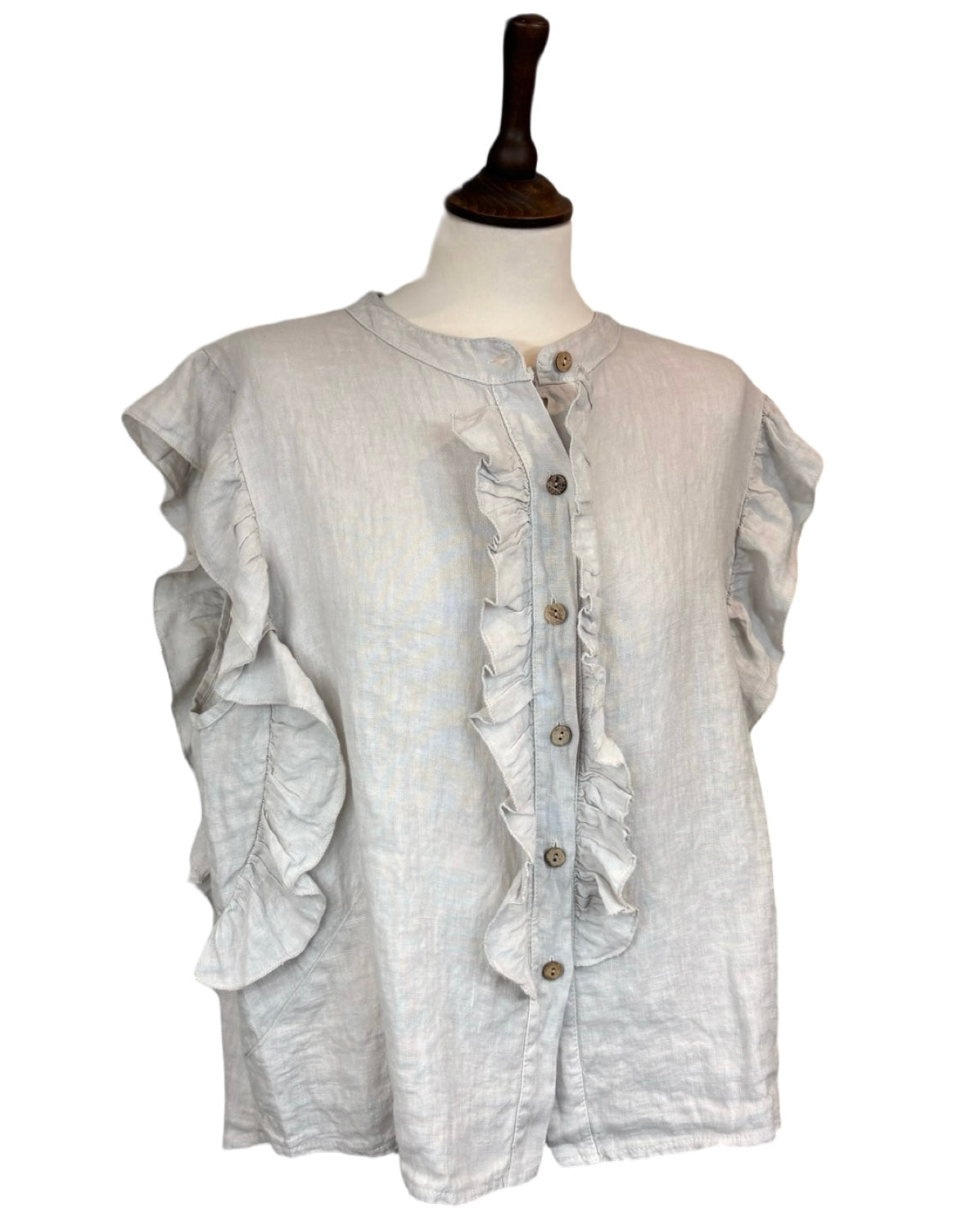 Melanie Frill Front Blouse