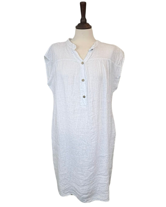 Melanie Linen Shirt Dress