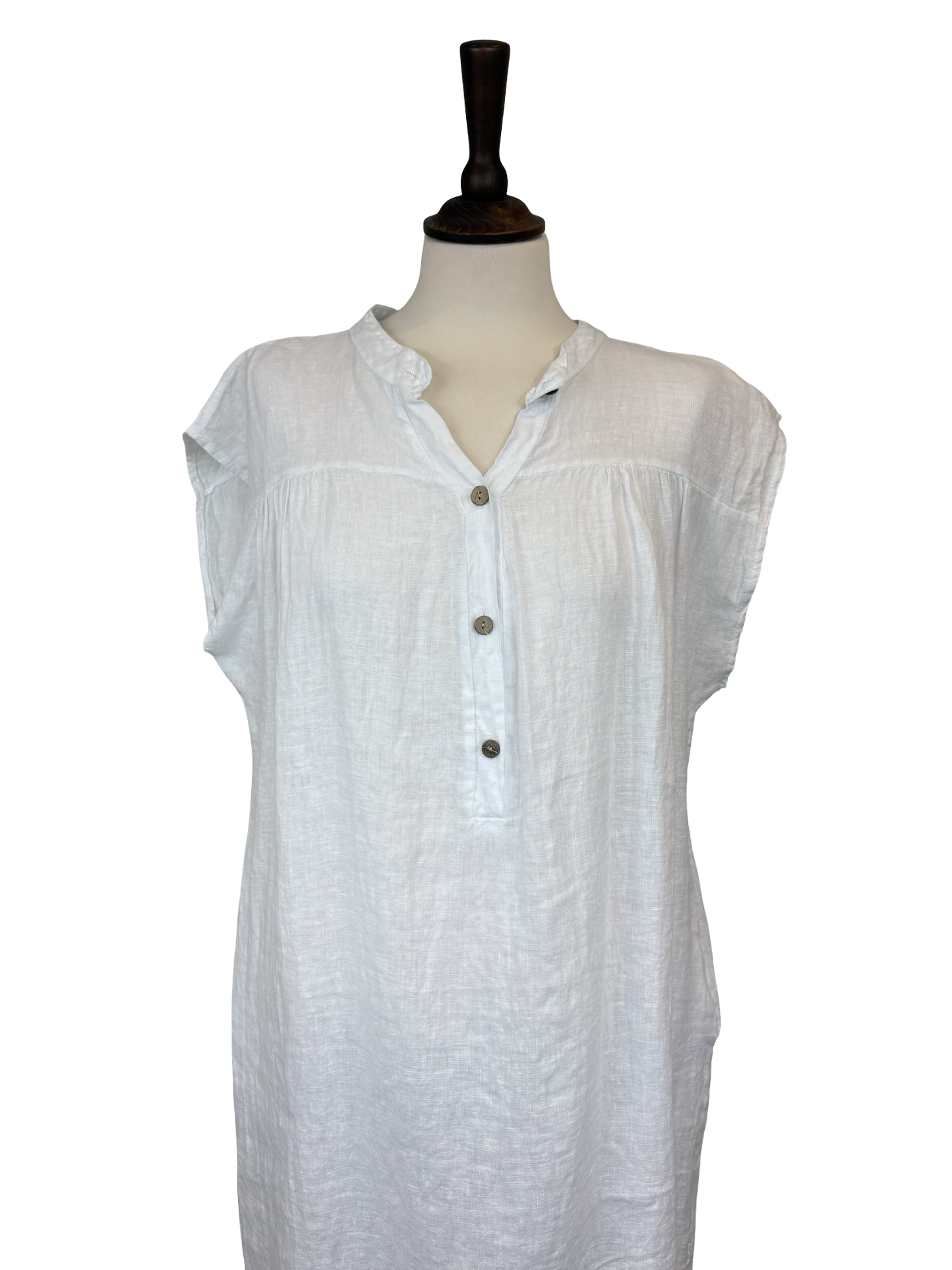 Melanie Linen Shirt Dress