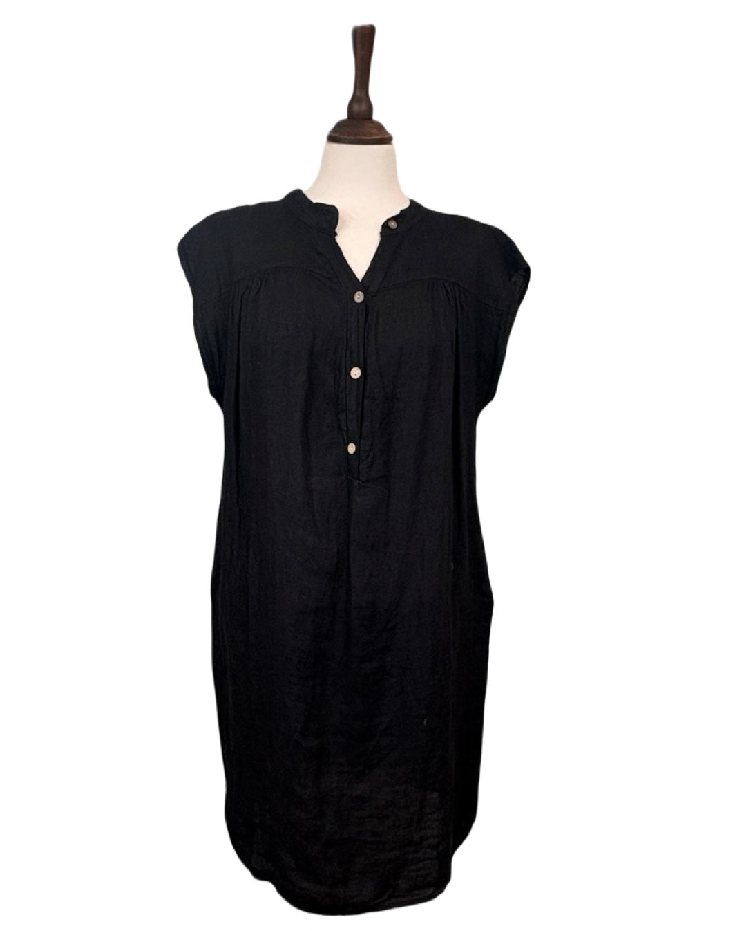 Melanie Linen Shirt Dress