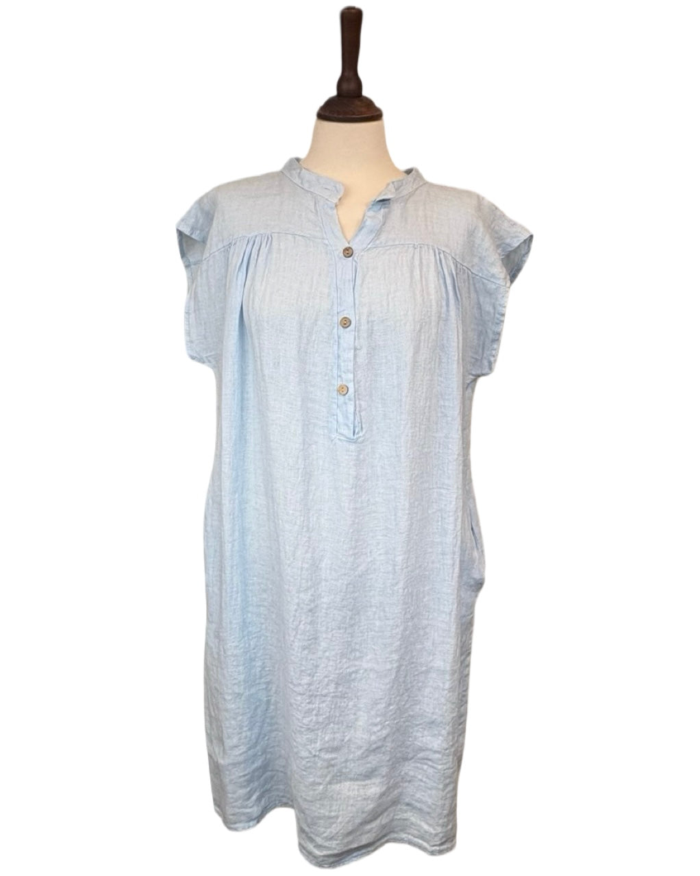 Melanie Linen Shirt Dress