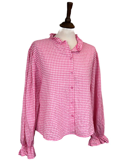 Bell Gingham Blouse