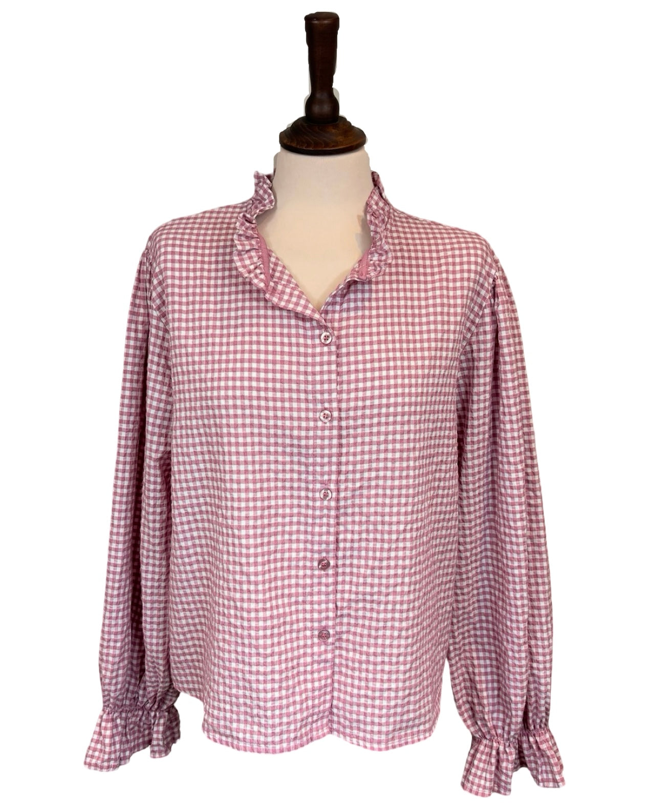 Bell Gingham Blouse