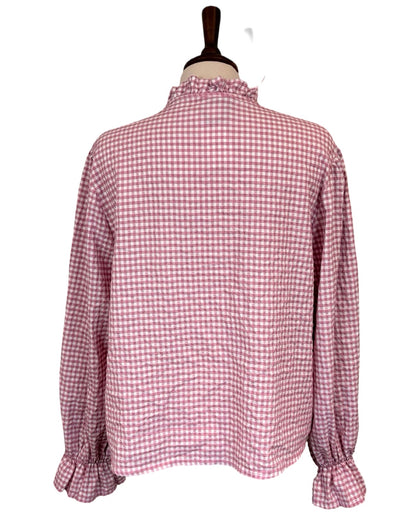 Bell Gingham Blouse