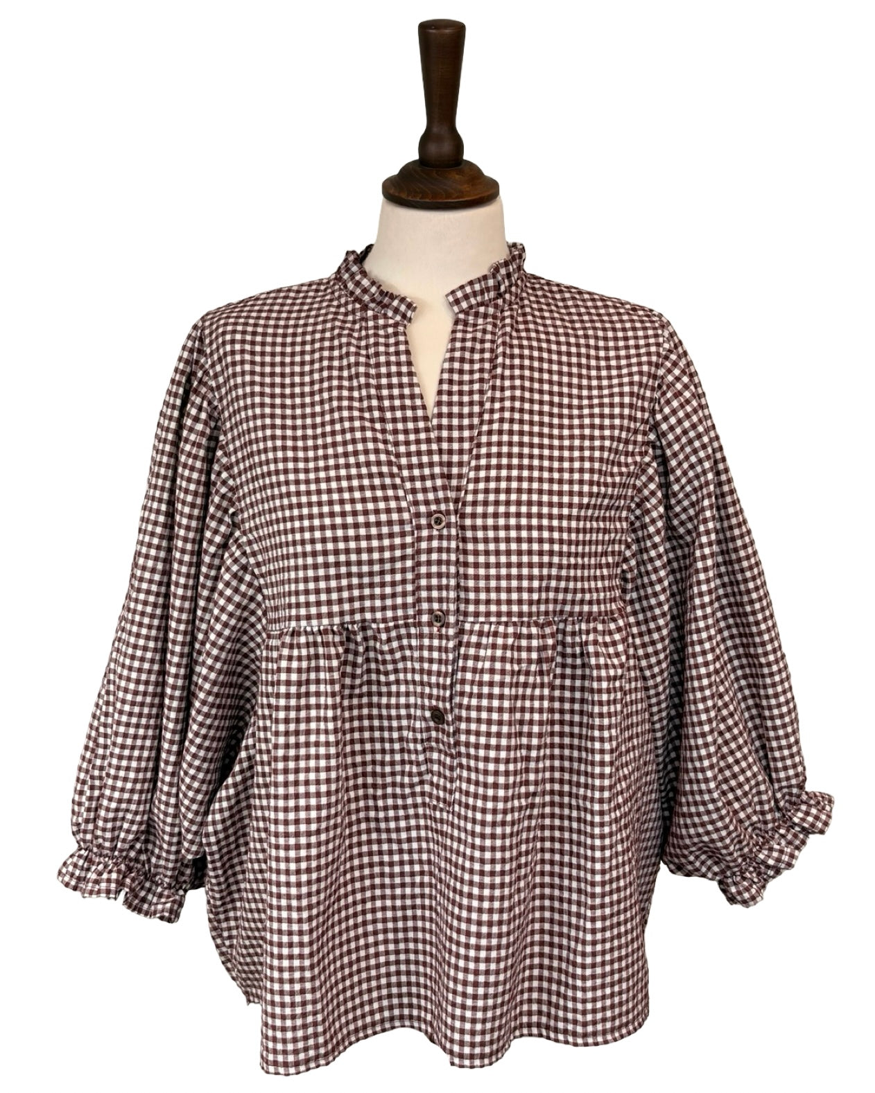 Betty Gingham Blouse