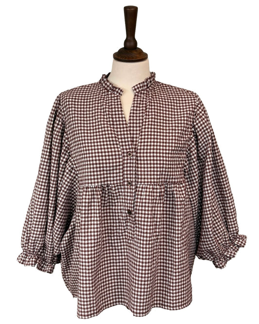 Betty Gingham Blouse