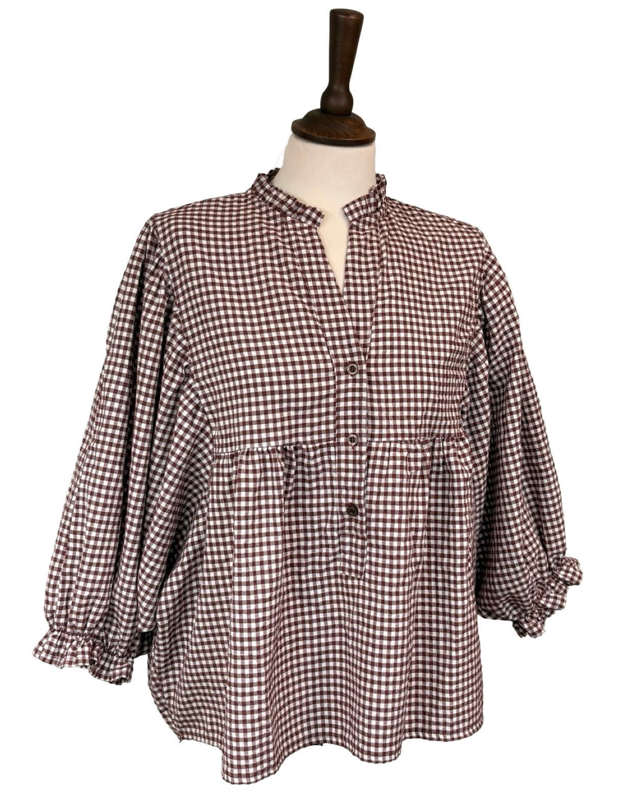 Betty Gingham Blouse