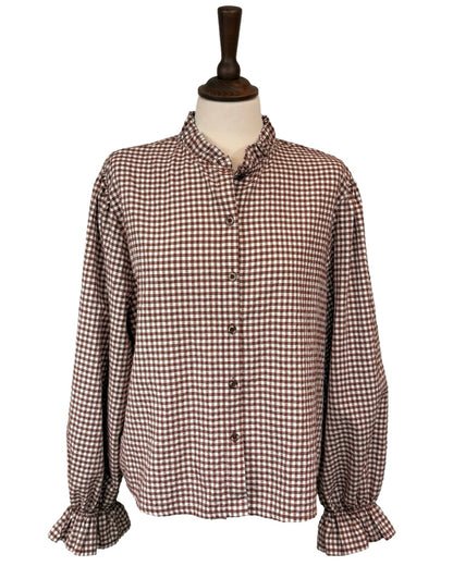 Bell Gingham Blouse