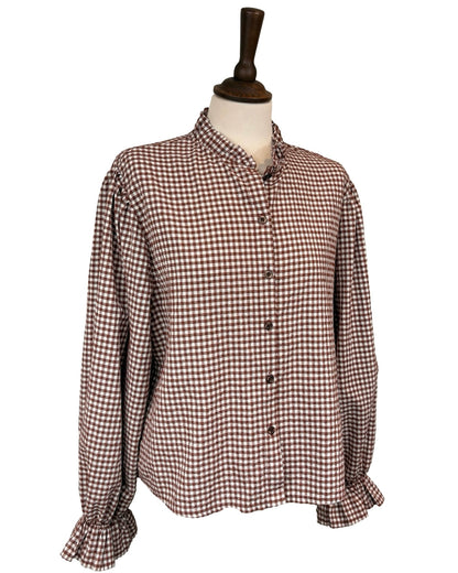 Bell Gingham Blouse